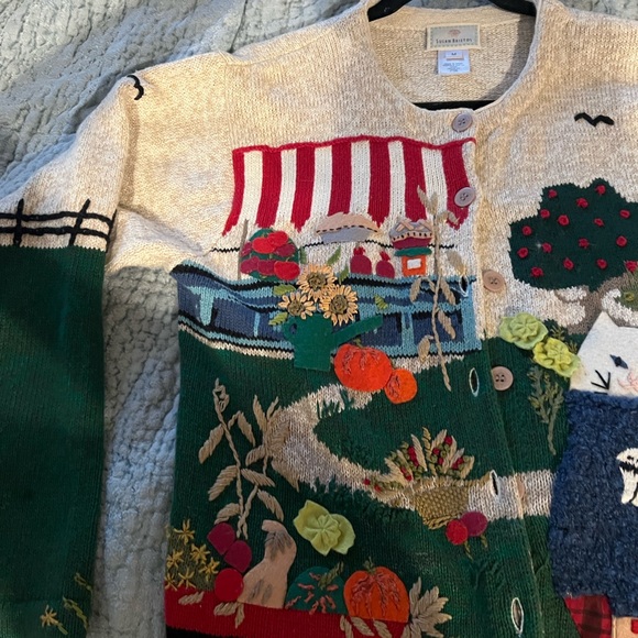 Vintage Harvest embroidered Sweater! So cute , never worn. - Picture 16 of 16